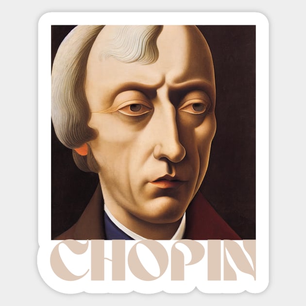 FREDERIC CHOPIN Sticker by Cryptilian